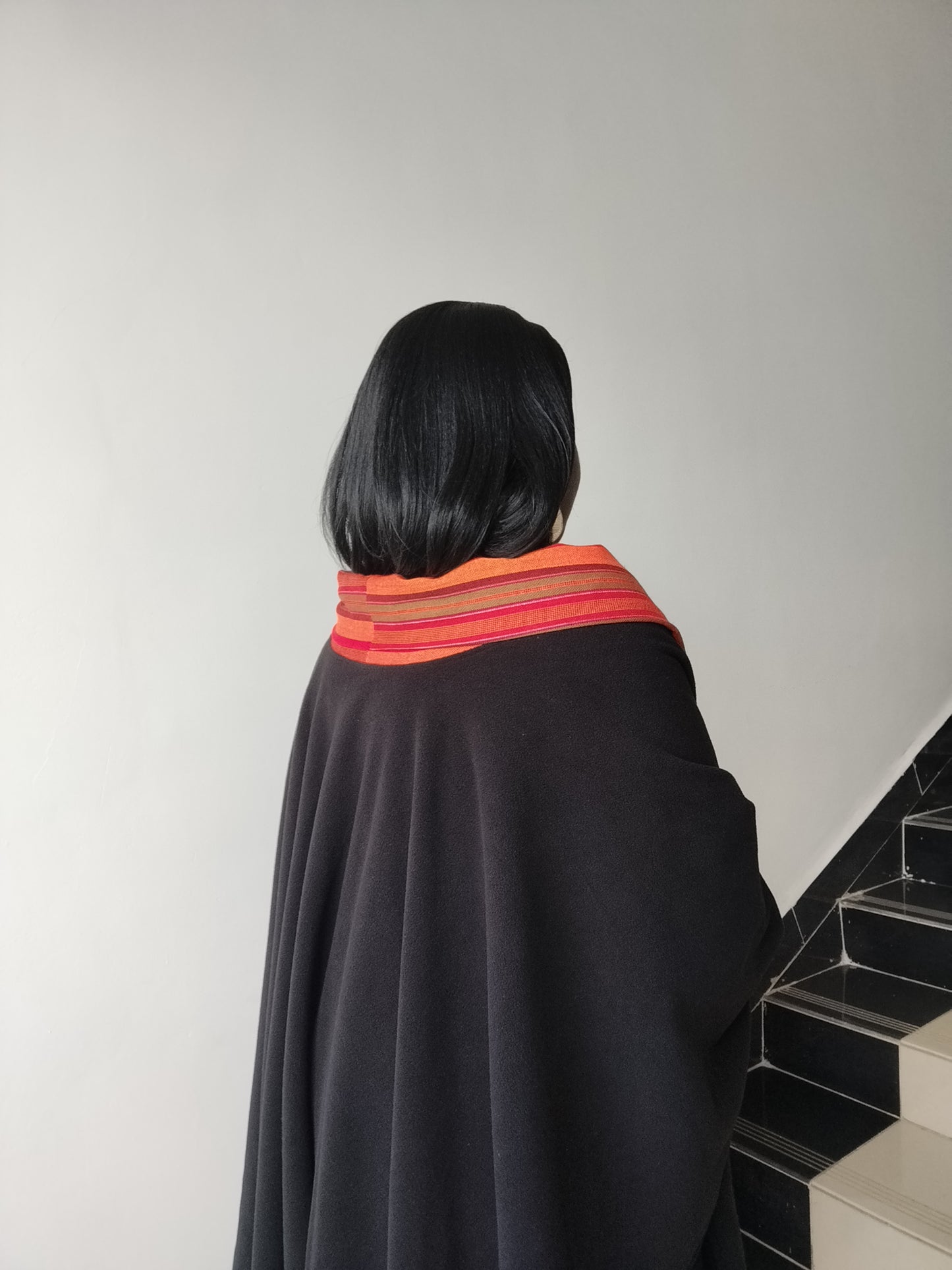 Elikai rooted flame shawl