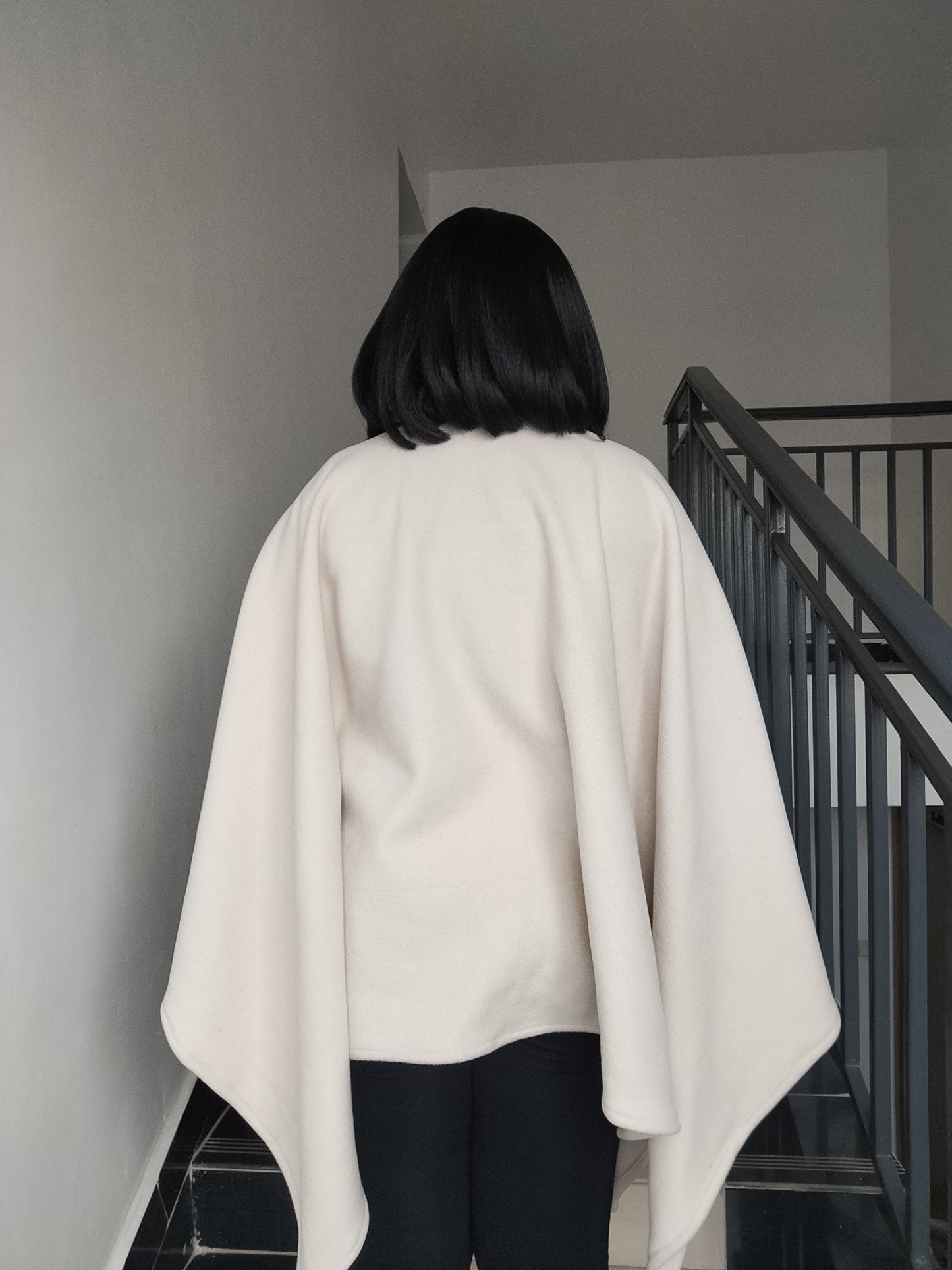 Elikai leather binded shawl